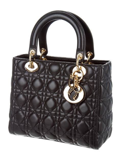 dior cannage handbag|medium lady dior bag price.